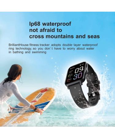 Fitness Tracker with Heart Rate, Blood Pressure, Blood Oxygen, Sleep & Weather Monitor - Waterproof Smart Watch for Men, Women, Kids - Pedometer and Step Counter - Buy Online on GoSupps.com