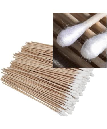 100 Pieces 6 Inch Wooden Cotton Swabs - Eco-Friendly Makeup Applicator Sticks for Cleaning & Beauty - Buy Online on GoSupps.com