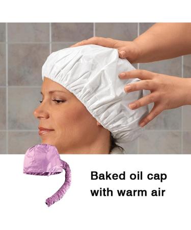 Hair Steamer for Conditioning Soft for Conditioning | Hair Conditioning Avoid Electric Scald Burn for Dyed Curly Straight Hair Dryer Hondony Pink - Buy Online on GoSupps.com