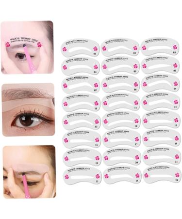 Eyebrow Stencils Kit Brow Shaping Grooming Templat Styling Tool 24PCS - Buy Online on GoSupps.com