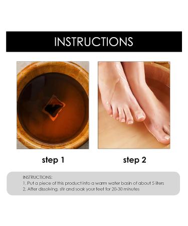 60PCS Herbal Foot Cleansing Soak Beads - Ginger Foot Soak for Lymphatic Drainage, Slimming, and Relaxation - Foot Reflex Zones Massage for Fatigue Relief - Buy Online on GoSupps.com