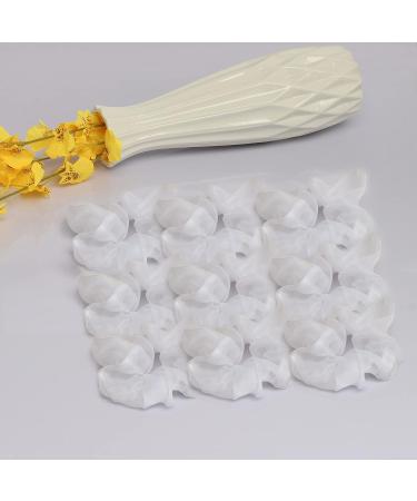 9 Pcs Light Up White Scrunchies | Halloween LED Hair Tie with 3 Light Modes | Glow in the Dark Hair Accessories for Girls | Neon Rave Party Supplies - Buy Online on GoSupps.com