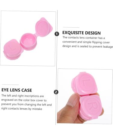 Lalafina 14th Double Glasses Case Tool Stand - Clear Mirror Film Contact Lens & Pencil Storage Container - Silent Vitamin Holder for Lentils - Buy Online on GoSupps.com