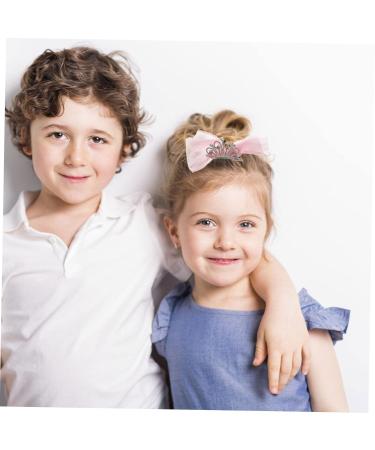 FRCOLOR Girl Hair Accessories bow hairpin hair bow princess headband clip bow hair clips pink bows crown bow hair clip hair clips rhinestone hair clips colorful girls bows Mesh hair crown - Buy Online on GoSupps.com