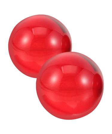 Sosoport portable massage device 1 pair baoding ball hand massage balls silent finger exercise balls body acupressure health ball handmade roller massage