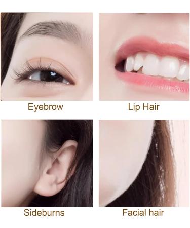 Rechargeable Eyebrow Hair Remover & Nose Trimmer with Light - Painless, Portable Hair Removal for Women, Men, Girls - Glitter White - Buy Online on GoSupps.com