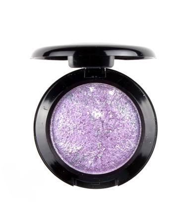Mallofusa Single Color Baked Eye Shadow Powder Palette in Shimmer 15 Metallic Colors Optional (Rose Purple)