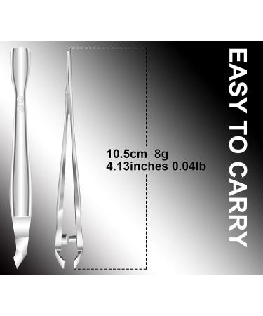 Stainless Steel Cuticle Nipper with Pusher - 2 in 1 Trimmer for Hangnails - Buy Online on GoSupps.com