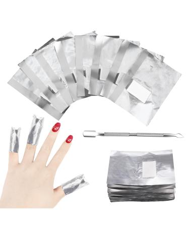 Carehabi Pack of 200 aluminum nail polish remover wipes - For easy gel removal