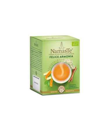 Pompadour Pompadour | Felice Armonia Organic Ayurvedic Herbal Tea | Organic Infusion of Anise Cinnamon and Orange Peel - 1 x 15 Filters (30g)