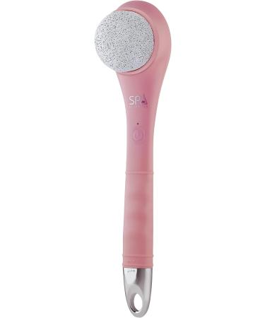 Spa Sciences NERA Shower Body Brush - 4-in-1 Exfoliation, Cleansing, Massaging - Body Brush, Loofah, Pumice Stone, Massage Head - All Skin Types - Buy Online on GoSupps.com