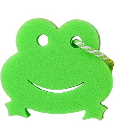 Animal Shape Bath Sponge Deep Cleansing Bath Scrubber Cartoon Bath Sponge Body Cleansing Sponge Bathing Sponge for Kids Animal Design Scrubber Body Scrubber Sponge Frog - Buy Online on GoSupps.com