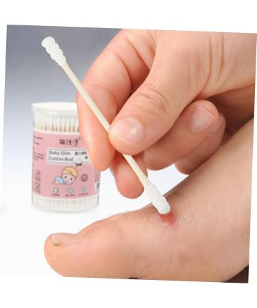 Beatifufu 3 Boxes Cotton Swab Baby Necessities Eye Shadow Applicator Multi-purpose Cotton Sticks Nose Cleaning Cotton Buds Makeup Supplies White Absorbent Cotton Thin Paper Stick Ear - Buy Online on GoSupps.com