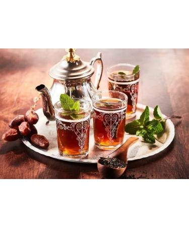 Moroccan Green Tea with Dried Sweet Mint - Premium Quality Moroccan Green Tea Box of 160 g - Buy Online on GoSupps.com