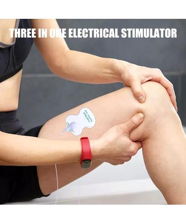 Tens EMS Device - 3-in-1 Abdominal Muscle Trainer with 8 Electrode Pads | 10 Massage Modes for Pain Relief & Muscle Stimulation - Buy Online on GoSupps.com