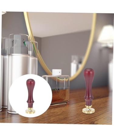 WRITWAA 1 Piece Dispenser Plate Tools Press Shade Delicate Makeup Press Tool Delicate Pestle Pre Presses Sealing Mold Powder Seal Makeup Tool Wooden Handle Brown Brown - Buy Online on GoSupps.com