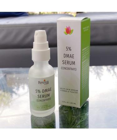Reviva Labs 5% DMAE Serum - Firming & Toning Face, Throat, and Decolletage - 1 oz - Buy Online on GoSupps.com