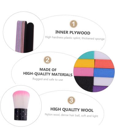 Ipetboom 1 Set Manicure Tool Polishing Set Nail Polishing File Buffer Buffing Block File Buffer Sanding Block File Manicure Tools Nail Manicure Kit Gel Nail Kits Tofu Cubes Multifunction - Buy Online on GoSupps.com