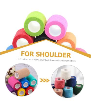 24 Rolls Sports Tape - Kinesiology Tapes for Hand Wrist & Ankle | Athletic Muscle Relief & Cohesive Vet Tapes for Fitness - Buy Online on GoSupps.com