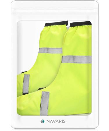 Buy Navaris Waterproof Shoe Overshoes | Rain Protection Gaiters for Men & Women | EU Size 40-43 - Yellow - Buy Online on GoSupps.com