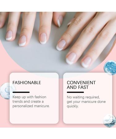 Gel Nail Polish Stickers | Long-Lasting Manicure Stickers Personal Care Products for Manicure Spa Summer Home Travel Bridal Daily Life Vacation Grooming Party Wedding - Buy Online on GoSupps.com