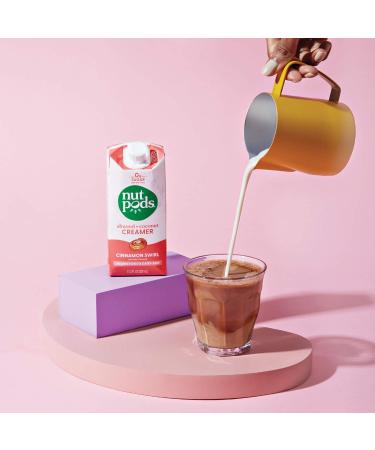 Nutpods Cinnamon Swirl Dairy-Free Creamer 3-Pack | Unsweetened, Vegan, Whole30, Gluten-Free - Buy Online on GoSupps.com