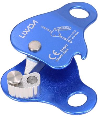 Lixada Rock Climbing Ascender Ultralight Fall Arrest Protection Belay Device Self-Locking 8-13MM Rope Grip Clamp for Outdoor Climbing and Rescue Blue - Buy Online on GoSupps.com