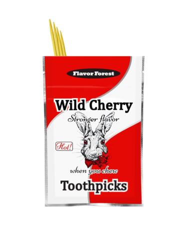 Wild Cherry Flavored Cinnamon Toothpicks - 100ct