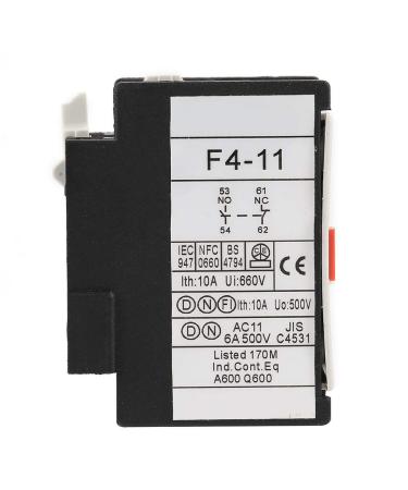 Ladn11 Auxiliary Contact Open Close Auxiliary Contact Stable Practical Convenient Portable Light Weight for Electronic Component Ac Contactor - Buy Online on GoSupps.com