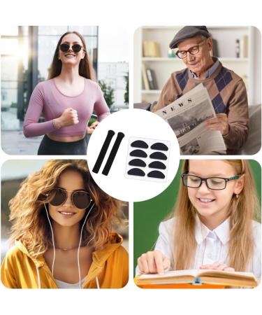 Buy SWIRLCOLOR D-Shape Glasses Nose Pads (24 Pairs) & Elastic Knit Bracket Covers (4 Pcs) - Perfect Accessories for Sunglasses & Reading Glasses - International Shipping Available - Buy Online on GoSupps.com