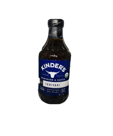 Kinder's Organic Teriyaki Marinade & Dipping Sauce 30 oz. (850g) (1 Bottle Per Order) 1.87 Pound (Pack of 1)