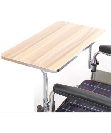SilteD Wood Wheelchair Lap Tray Wheelchair Table Universal Trays Desk Fit for Manual Powered Or Electric Wheelchairs for Disabled Eating Rest