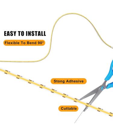 Tatazone COB Sewing Machine Light | 144 LEDs | Dimmable 6500K | Flexible Strip for Brother, Janome, Babylock, Pfaff - Buy Online on GoSupps.com