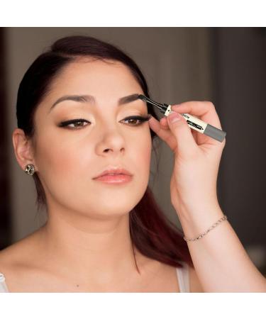 Eyebrow Cream Pen Smudge-proof Double Head Makeup Eyebrow Pen Eyebrow Makeup Pen Waterproof Eyebrow Care Pen for Home Dating Travel Hotel Dark Grey Colour - Buy Online on GoSupps.com