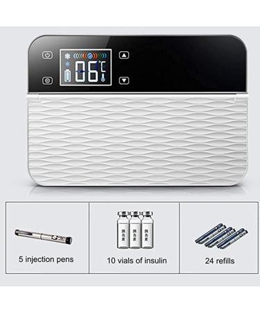Portable Insulin Cooler Refrigerated Box Travel Case car refrigerators Backpack Medicine Refrigerator with LED Display Keeps Insulin Cool Suitable for Travel Interferon Drug Storage - Buy Online on GoSupps.com