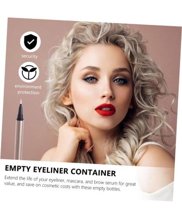 FRCOLOR 4pcs Eyeliner Empty Eyelash Wand Tube Mascara Empty Eyeliner Tube Fine Brush Frosted Plastic - Buy Online on GoSupps.com