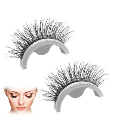 Self Adhesive Reusable 3D False Eyelashes for Women - Easy Stick Eyelash Makeup Tool | Style 3 - International Shipping Available - Buy Online on GoSupps.com