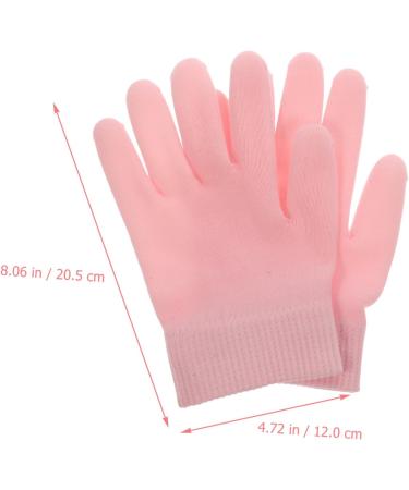 1 Pair Hand Moisturising Gloves Hand Exfoliating Gloves for Skin Care Dalmatian Ears Highly Elastic Gloves Cutlery Foot Moisturising Pink Hand - Buy Online on GoSupps.com