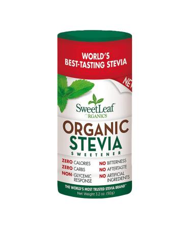 Sweet Leaf Stevia Organic Sweetener Powder, 3.2 Ounce (Package may vary) 3.2 Ounce (Pack of 1) - Buy Online on GoSupps.com