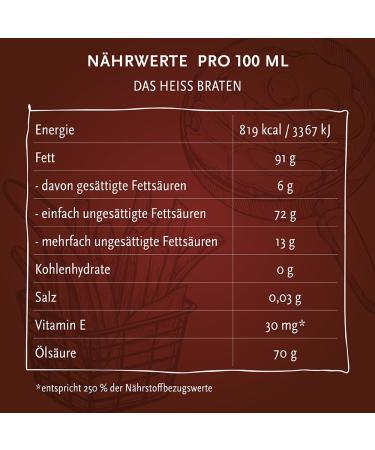 Teutoburger lm hle Rapeseed Oil for Frying - 500ml | Premium Quality Cooking Oil Ideal for Healthy Cooking & International Shipping - Buy Online on GoSupps.com
