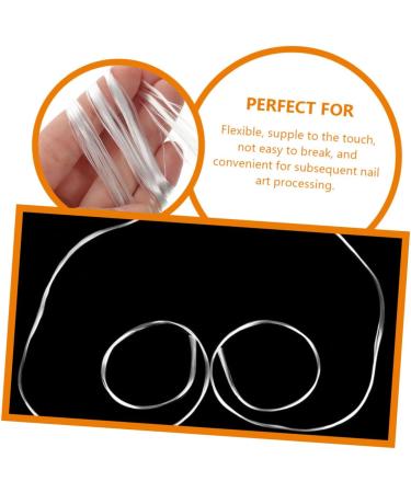 Beaupretty Nail Art Tools 3 nail art tool nail tool para u as Nail Art Accessories DIY nail extension Multi-functional Nail Fiber fake silk nails tips manicure white plastic fiber extend - Buy Online on GoSupps.com