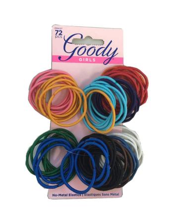 Goody Girls Ouchless Elastics 2mm - 72 Count Assorted Colors - Pack of 1 - Buy Online on GoSupps.com