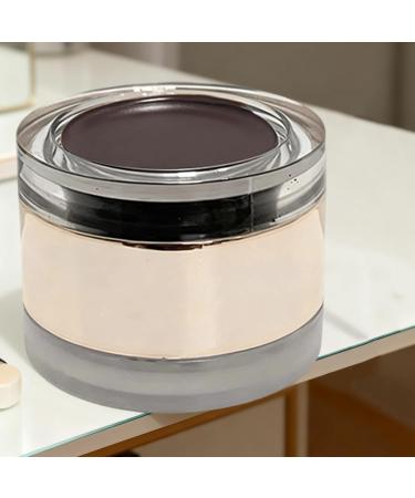 Eyebrow pomade waterproof and smudgeproof 45 g waterproof eyebrow cream eyebrow shaping pomade smooth cream texture and longlasting formula for home use parties dating or travel dark brown - Buy Online on GoSupps.com