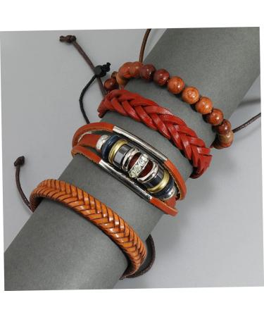 DOITOOL 4pcs Bracelet Hair Jewelry Hair Tie Hairties 4 Piece Set Artificial and Women Adjustable - Buy Online on GoSupps.com