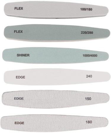 Nail Buffer File Tool Double Sided Curved Nail File for Salon - Buy Online on GoSupps.com
