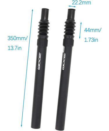 DJC Suspension Seatpost Shock Absorber for City Bike MTB 28.6mm*350mm - Straight Pillar, Headless Seat Post - Measure Diameter Before Purchase - Buy Online on GoSupps.com