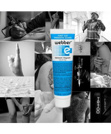 Webber Natural First Aid Ointment Protects against Infections and Provides fast healing with Vitamin E to fight Scars from Cesarean and Cuts Burns from Tattoos Wrinkles Acne and Very Dry Skin - 50g - Buy Online on GoSupps.com