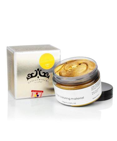 Unisex Gold Hair Color Dye Wax | Temporary Styling Cream for Party Cosplay & Halloween - 4.23 OZ - Buy Online on GoSupps.com