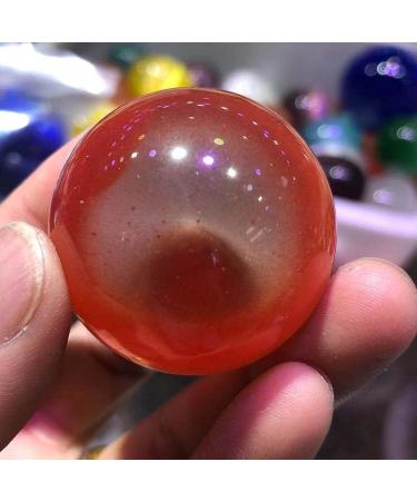 Rare Natural deep Yellow cat Eye Crystal Ball Beautiful Full of Texture (Size : 60mm) - Buy Online on GoSupps.com