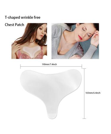 8-Part Reusable Silicone Anti-Fold Pad Set - Wrinkle Prevention & Elimination for Cleavage Chest and Eye Folds - Buy Online on GoSupps.com